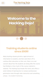 Mobile Screenshot of hackingdojo.com