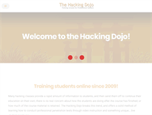 Tablet Screenshot of hackingdojo.com